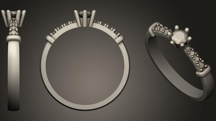 نموذج ثلاثي الأبعاد لآلة CNC خواتم مجوهرات خاتم 43